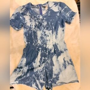 Amanda Lee  Beach Tie Dye Romper Size 10 gently used